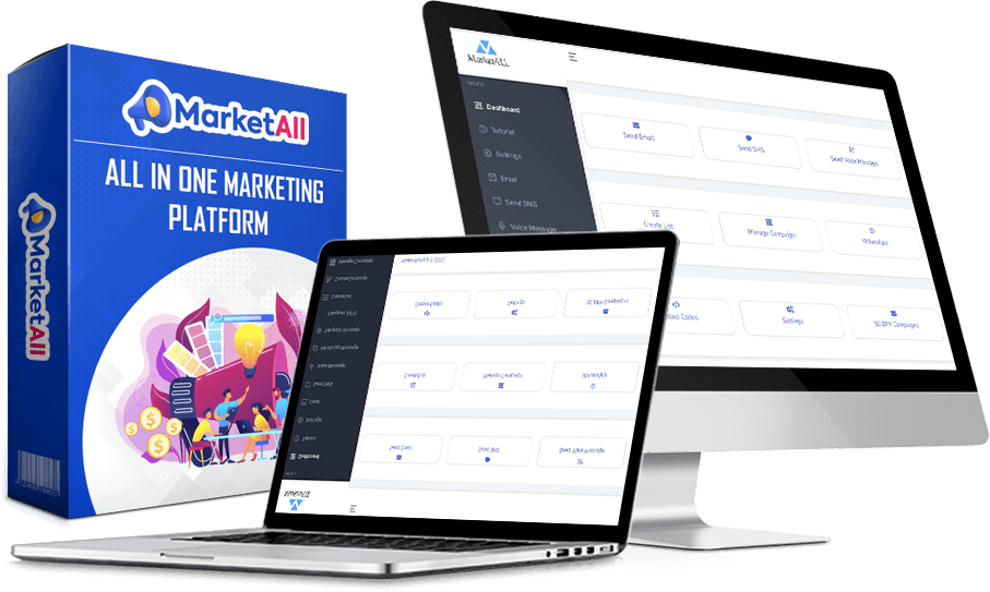 MarketAll - 5 In 1 Multichannel Marketing App Complete Review